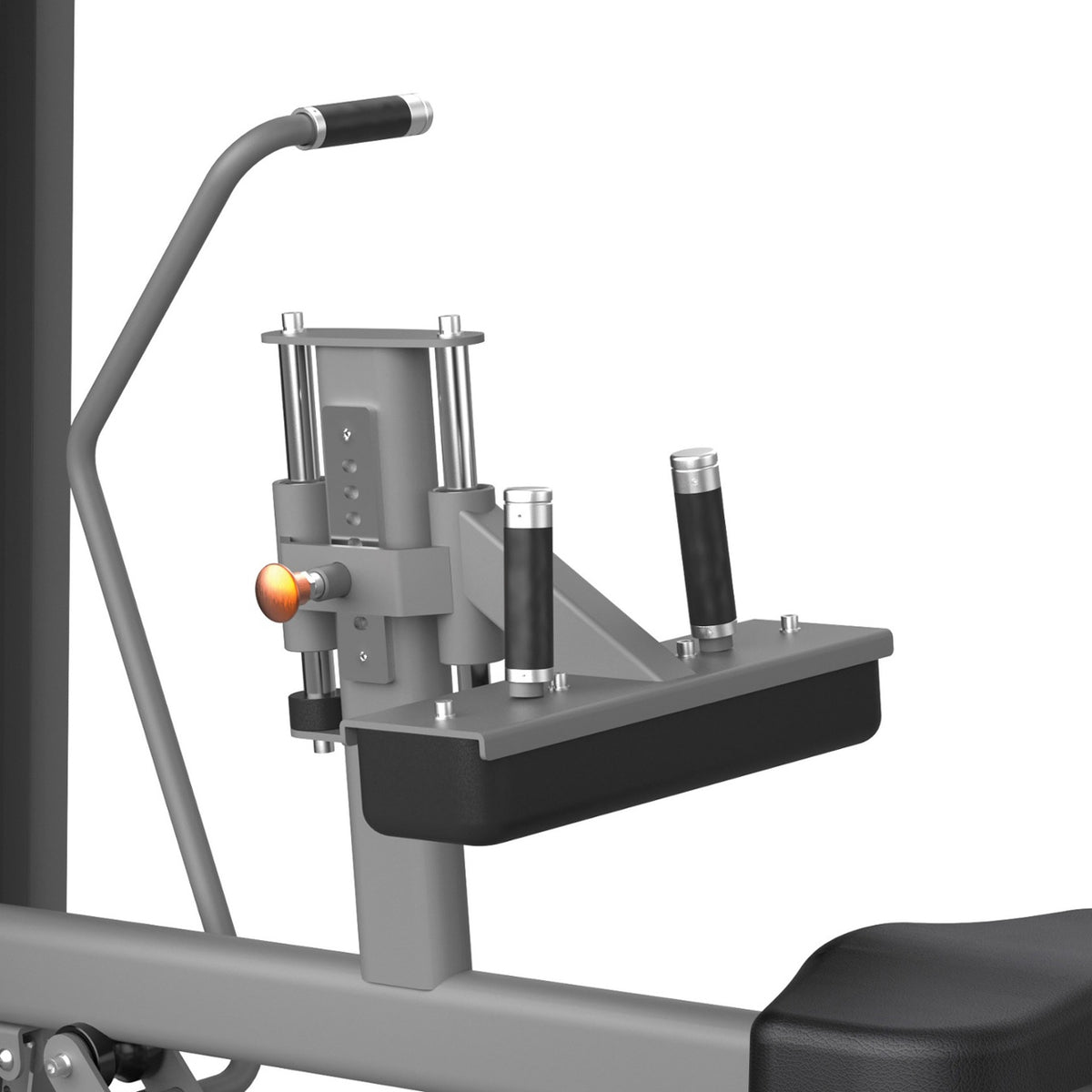 TOORX Wadenmaschine sitzend mit 80 kg Steckgewicht PLX-7200