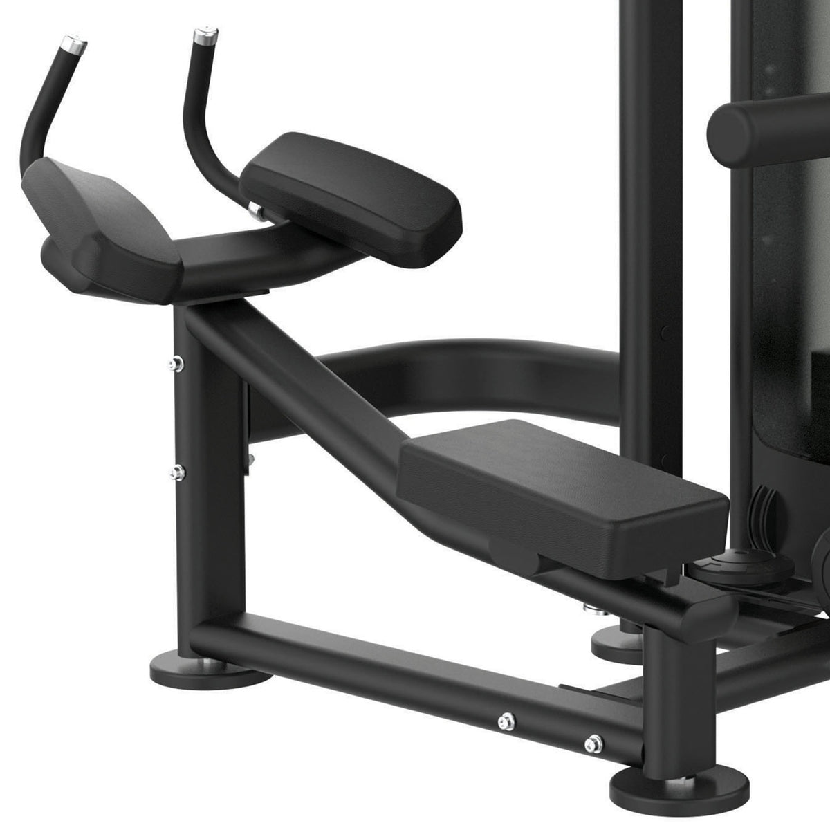 TOORX Glute-Maschine liegend mit 100 kg Steckgewicht PLX-9070