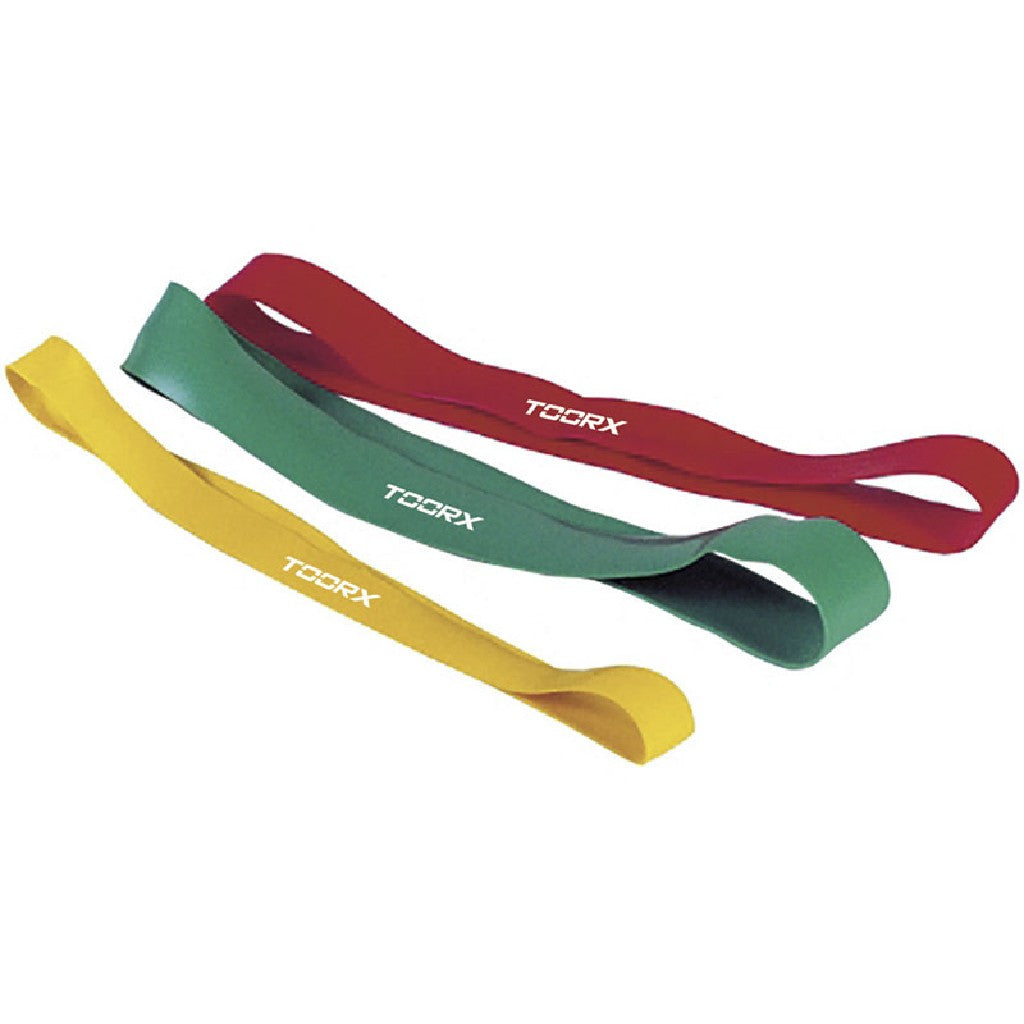 TOORX Mini Bands Latex Ø 30 cm (10er-Pack)