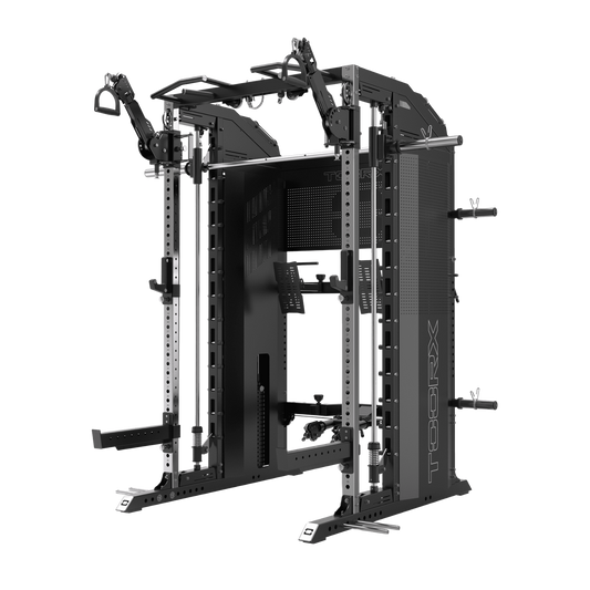 TOORX All-in-One-Station mit Fly-Armen, Multipresse und Hack Squat ASX-9500