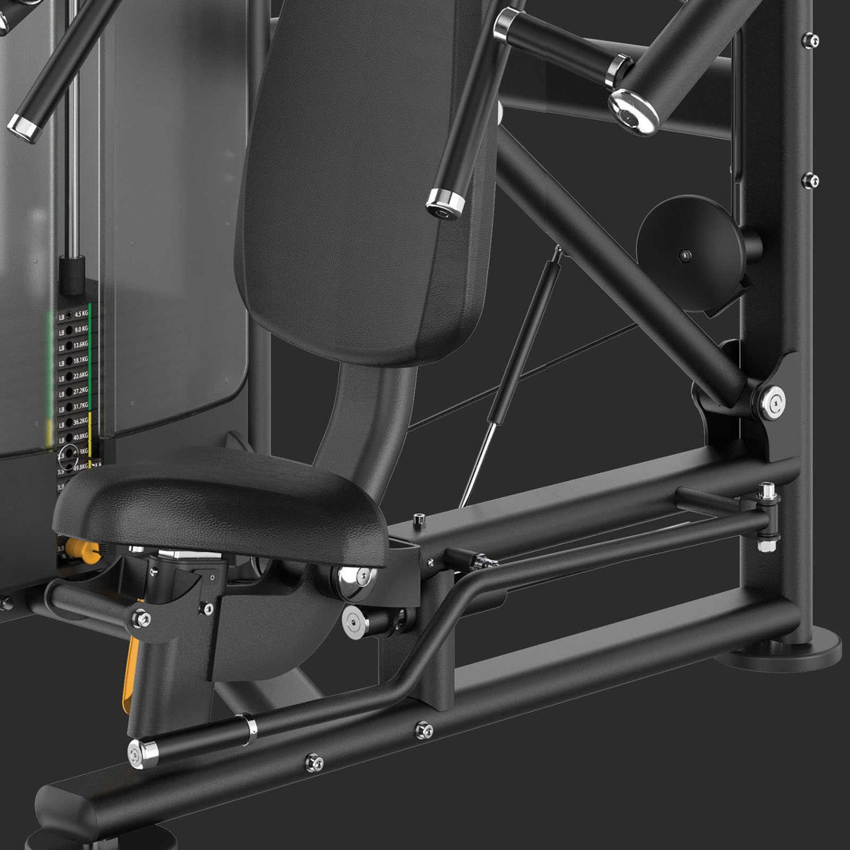 TOORX Multi Press mit 100 kg Steckgewicht PLX-9200 – Ansicht 3