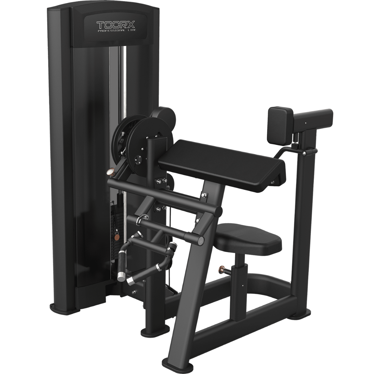 TOORX Bizeps-/Trizepsmaschine mit 70 kg Steckgewicht PLX-7700