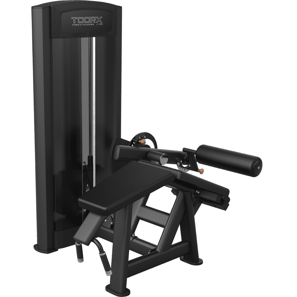 TOORX Beinbeuger liegend mit 80 kg Steckgewicht PLX-6800