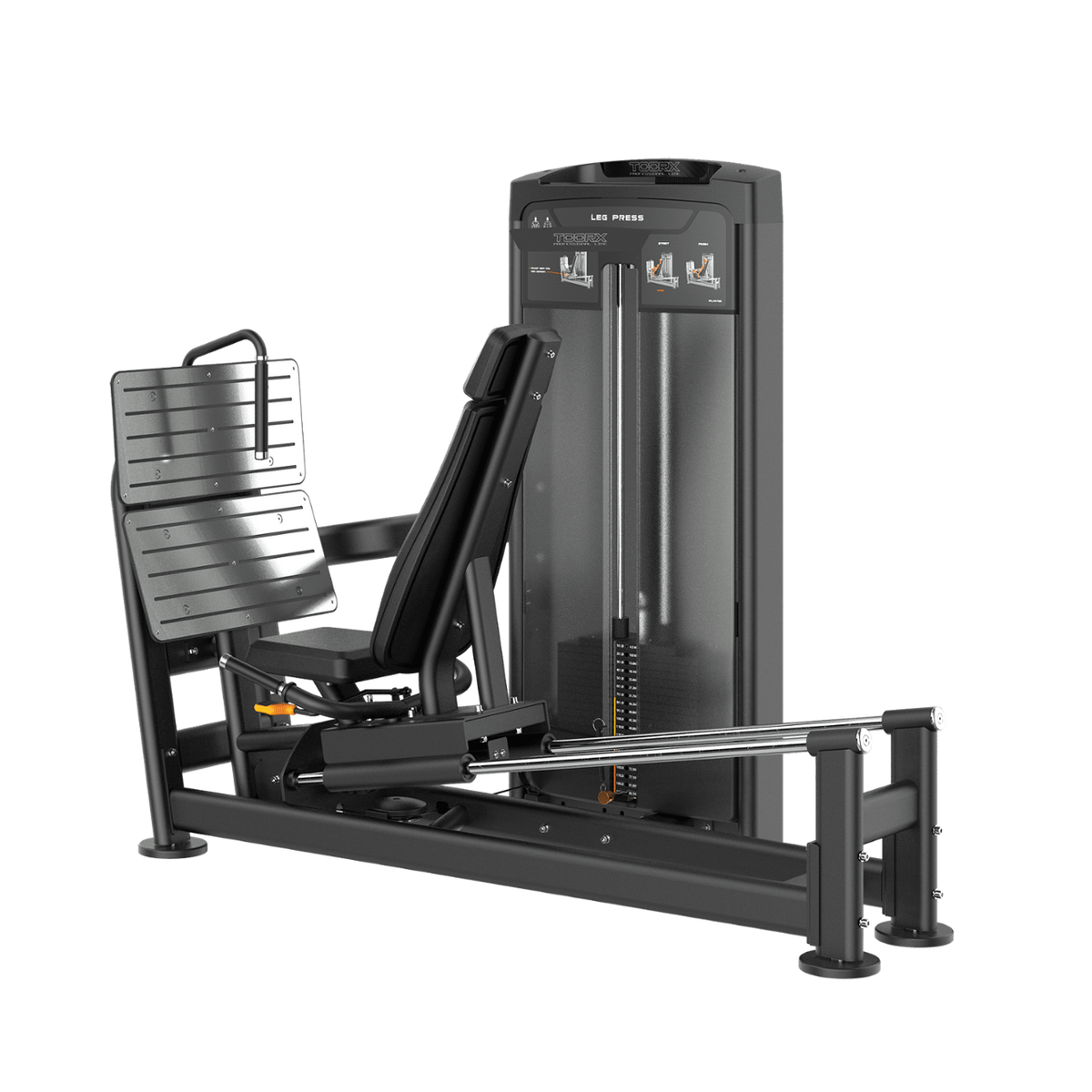 TOORX Beinpresse horizontal mit 150 kg Steckgewicht PLX-8700