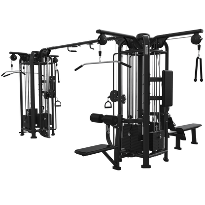 TOORX Seilzugstation Jungle mit 8 Stationen und Latzug CSX-9500