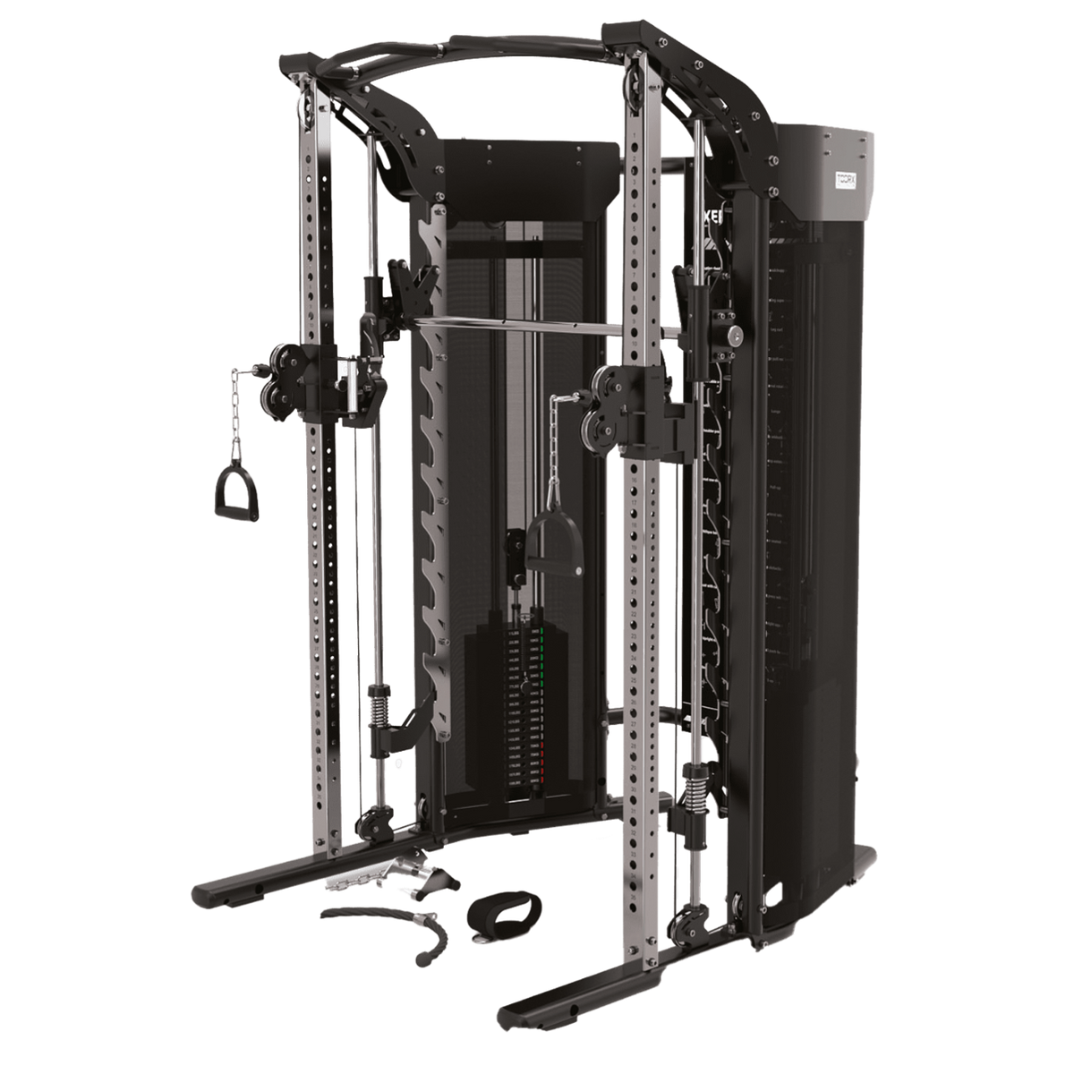 TOORX All-in-One-Station mit Functional Trainer und Multipresse ASX-7000