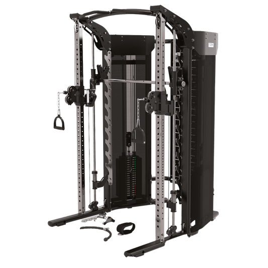 TOORX All-in-One-Station mit Functional Trainer und Multipresse ASX-7000