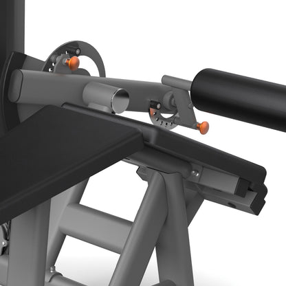 TOORX Beinbeuger liegend mit 80 kg Steckgewicht PLX-6800