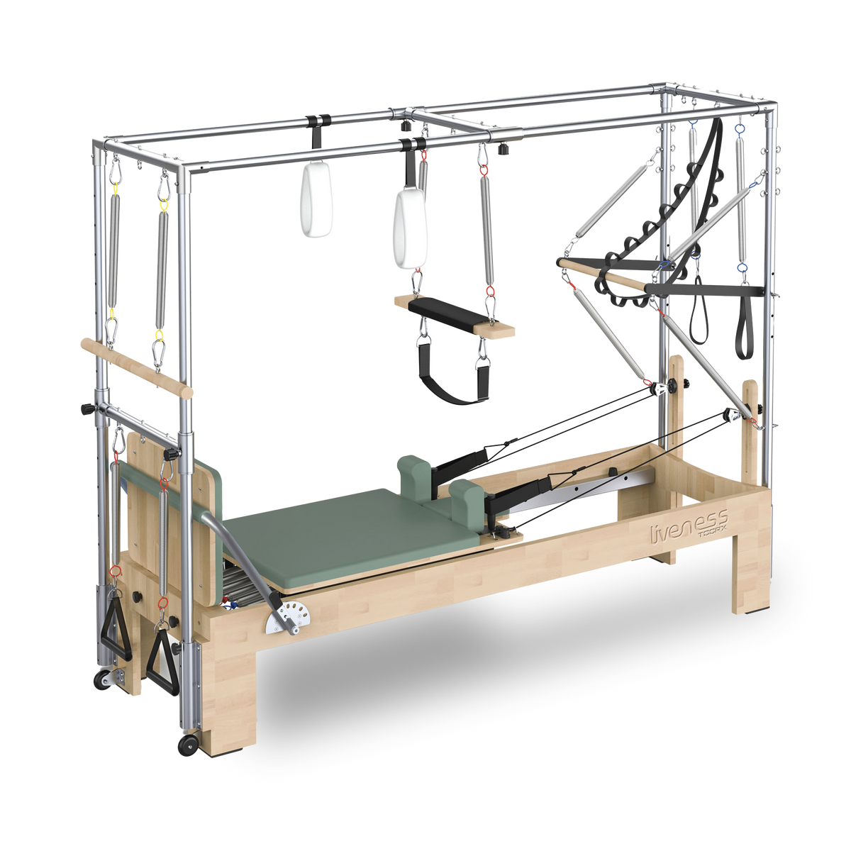 TOORX Liveness Cadillac Reformer PTX-6000 Eichenholz – Ansicht 3