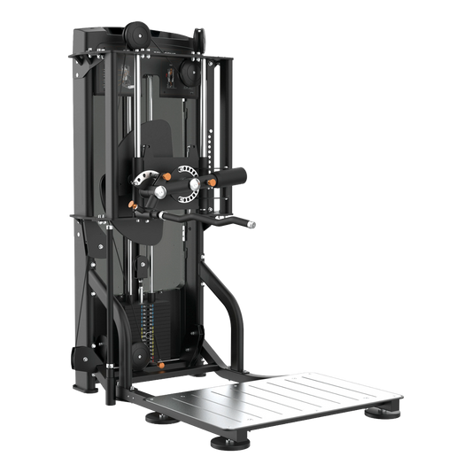 TOORX Bizeps-/Trizepsmaschine stehend mit 80 kg Steckgewicht PLX-9450