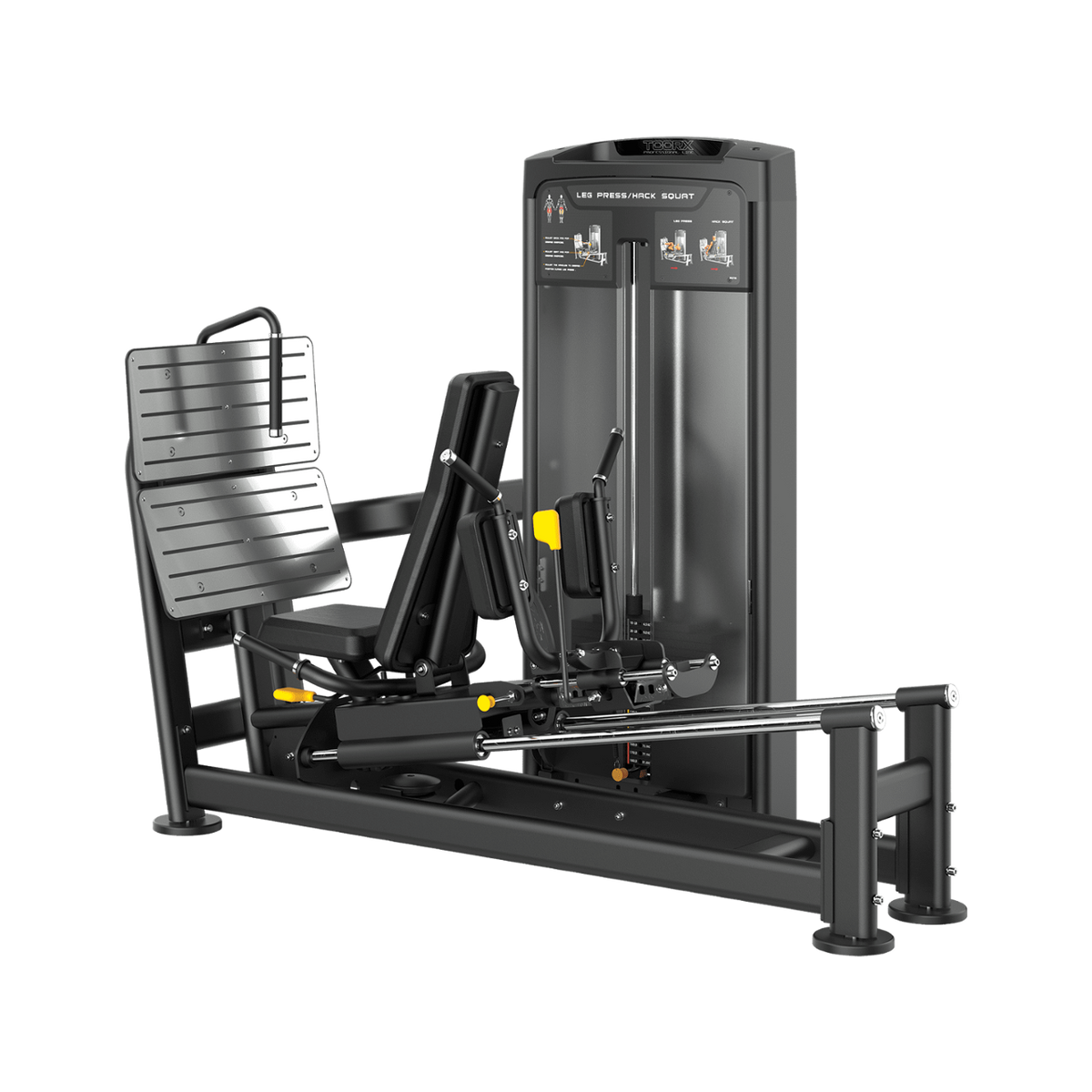 TOORX Beinpresse / Hack Squat horizontal mit 150 kg Steckgewicht PLX-9500