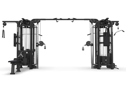 TOORX Seilzugstation Jungle mit 8 Stationen und Latzug CSX-9500