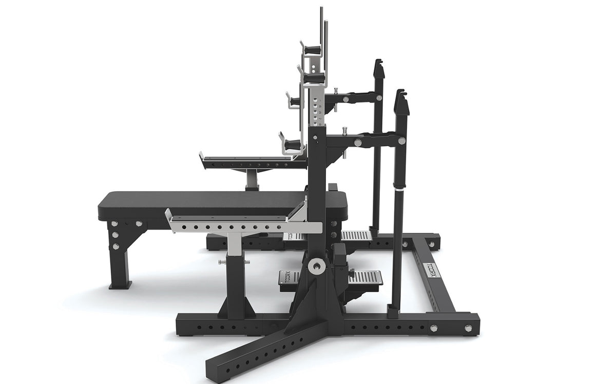 TOORX Olympia-Hantelbank mit Squat Stand WBX-4400