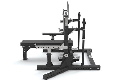 TOORX Olympia-Hantelbank mit Squat Stand WBX-4400
