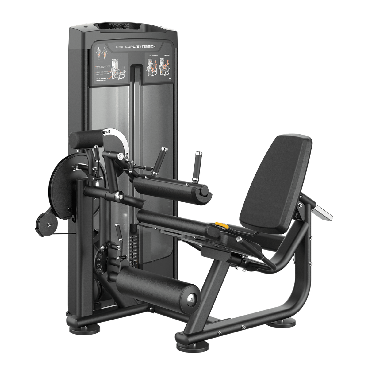 TOORX Beinbeuger / Beinstrecker sitzend mit 90 kg Steckgewicht PLX-9600