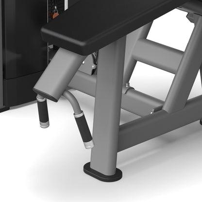 TOORX Beinbeuger liegend mit 80 kg Steckgewicht PLX-6800