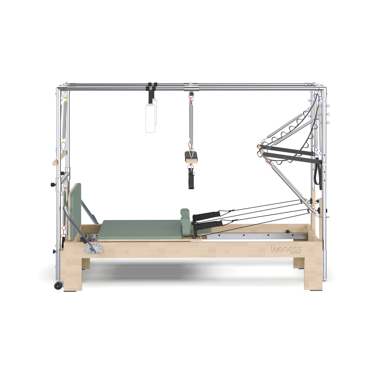 TOORX Liveness Cadillac Reformer PTX-6000 Eichenholz – Ansicht 2