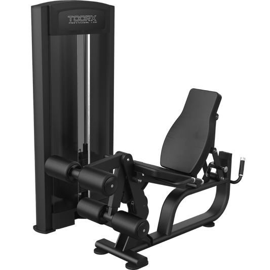 TOORX Beinstrecker / Beinbeuger liegend mit 90 kg Steckgewicht PLX-7800