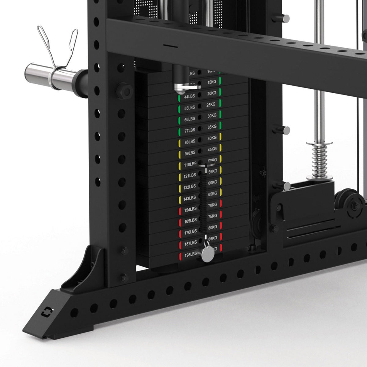 TOORX All-in-One-Station mit Functional Trainer, Multipresse und Rack ASX-8000 – Ansicht 2