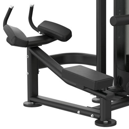 TOORX Glute-Maschine liegend mit 100 kg Steckgewicht PLX-9070