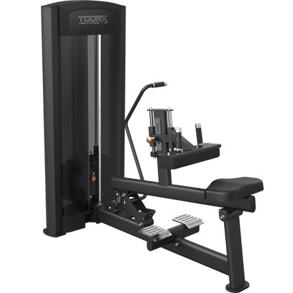 TOORX Wadenmaschine sitzend mit 80 kg Steckgewicht PLX-7200