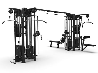 TOORX Seilzugstation Jungle mit 8 Stationen und Latzug CSX-9500