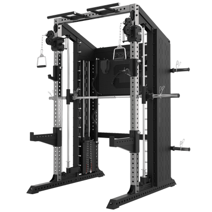 TOORX All-in-One-Station mit Functional Trainer, Multipresse und Rack ASX-8000