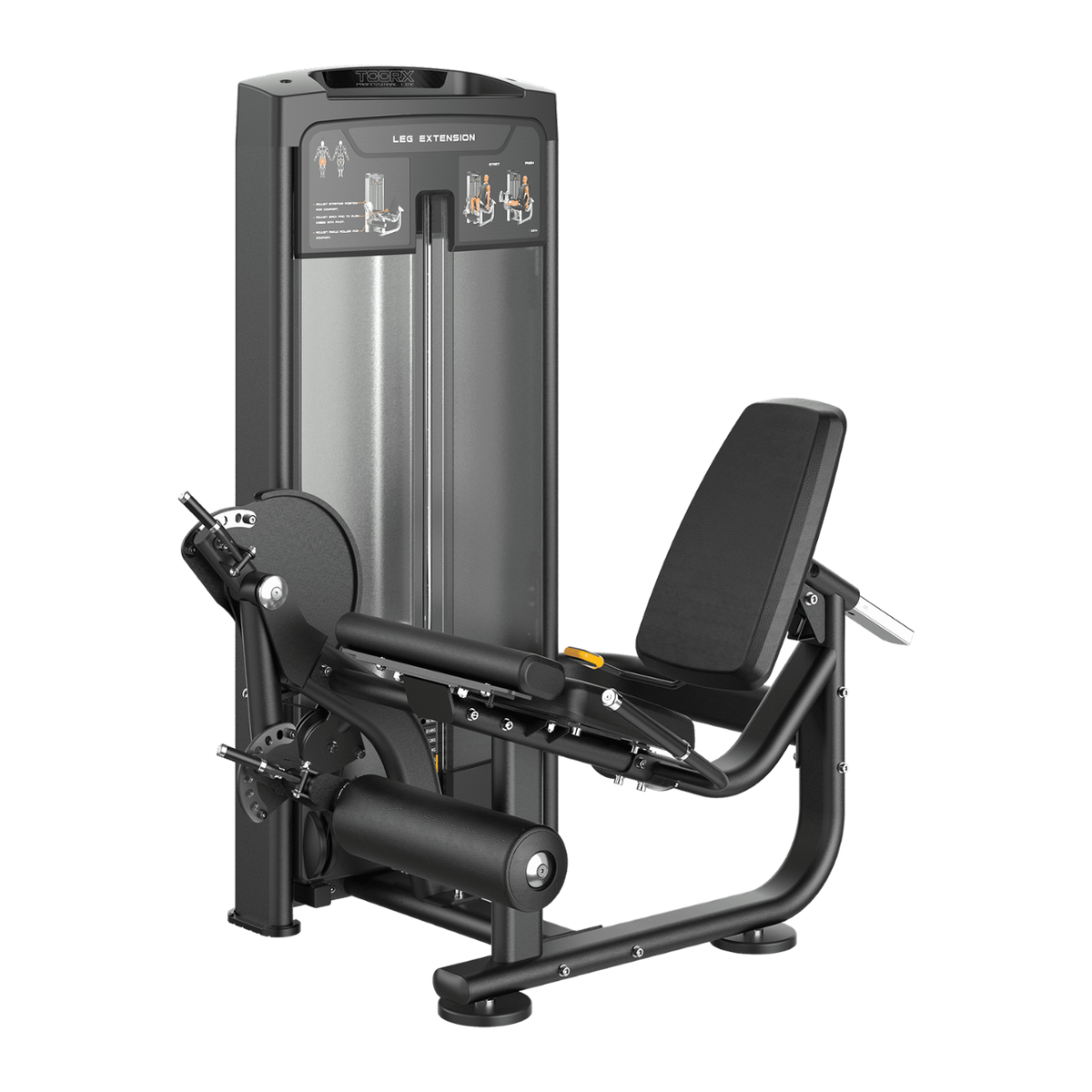 TOORX Beinstrecker mit 90 kg Steckgewicht PLX-8800