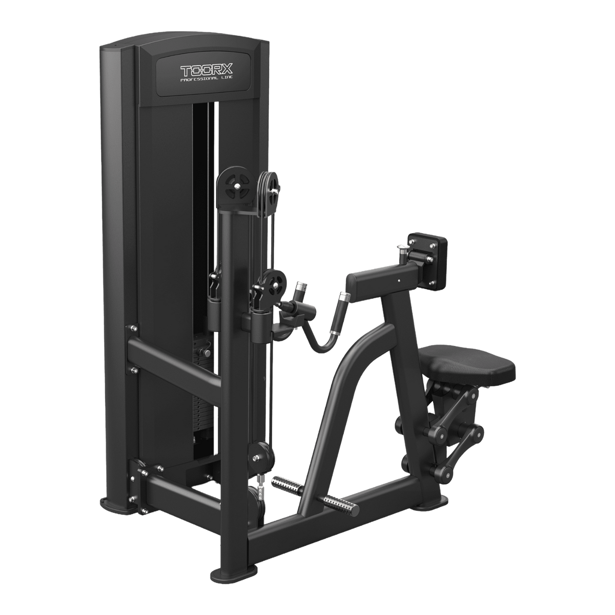 TOORX Rudermaschine mittig mit 100 kg Steckgewicht PLX-6550