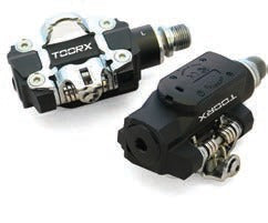 TOORX Powermeter-Pedale SPD mit Trainingscomputer für Indoor Cycles PMP-SPD-COMP