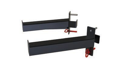 TOORX Safety-Arme für Rigs (Paar) – Ausführung: Master Hexagon 75 × 75 mm, Ansicht 3