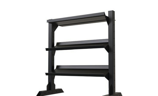 TOORX Hantelregal 3 Ebenen, 120 cm breit, Höhe 120 cm