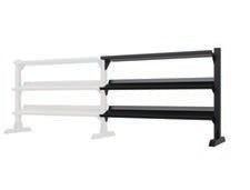 TOORX Hantelregal 3 Ebenen, 183 cm breit, Höhe 120 cm