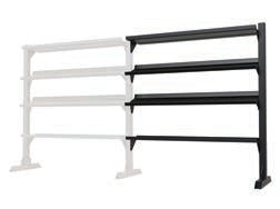 TOORX Hantelregal 4 Ebenen, 183 cm breit, Höhe 180 cm – Ansicht 2