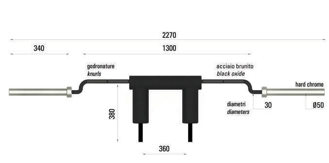 TOORX Safety Squat Bar SSB-PRO