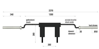 TOORX Safety Squat Bar SSB-PRO