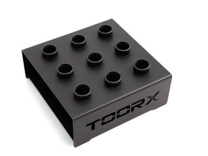 TOORX Langhantelhalter für den Boden (9 Plätze)