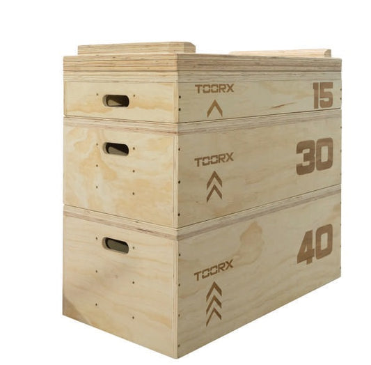 TOORX Jerk Blocks stapelbar aus Birken-Multiplex