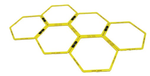 TOORX Hex-Agility-Leiter klappbar